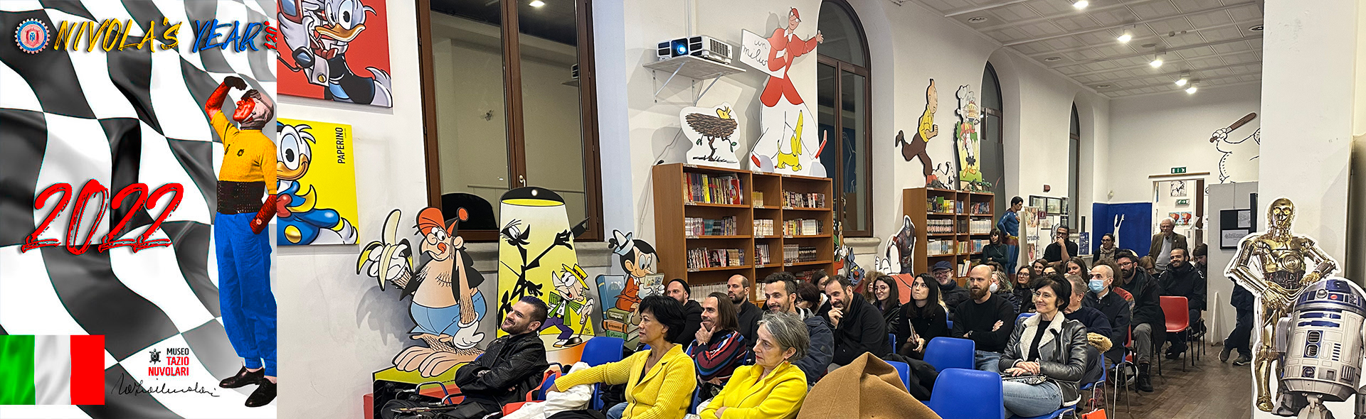 NIVOLA'S YEAR WOW COMICS MUSEUM MILAN